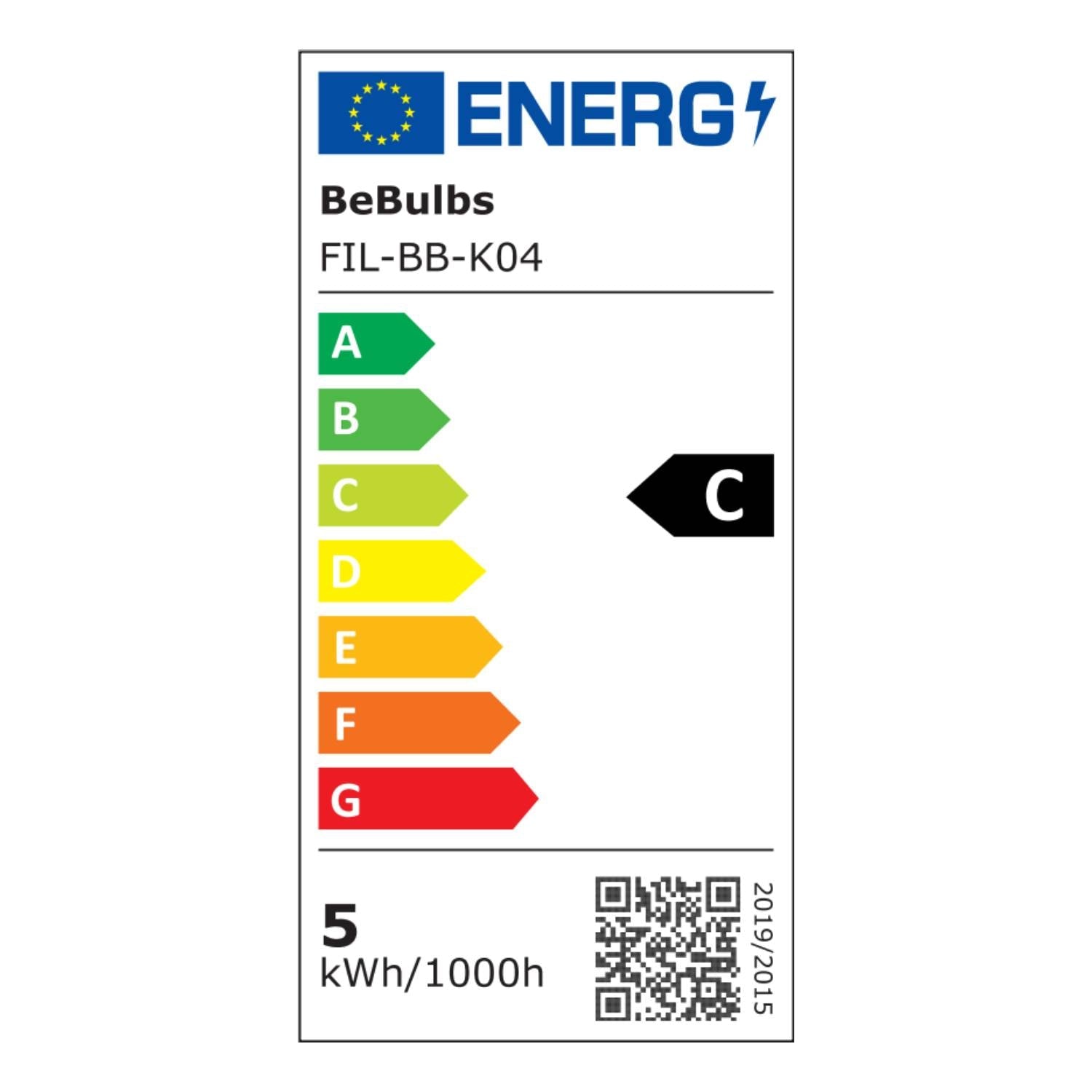 Lampadina LED Camo G125 4,8W 806Lm E27 2700K Dimmerabile - Giallo