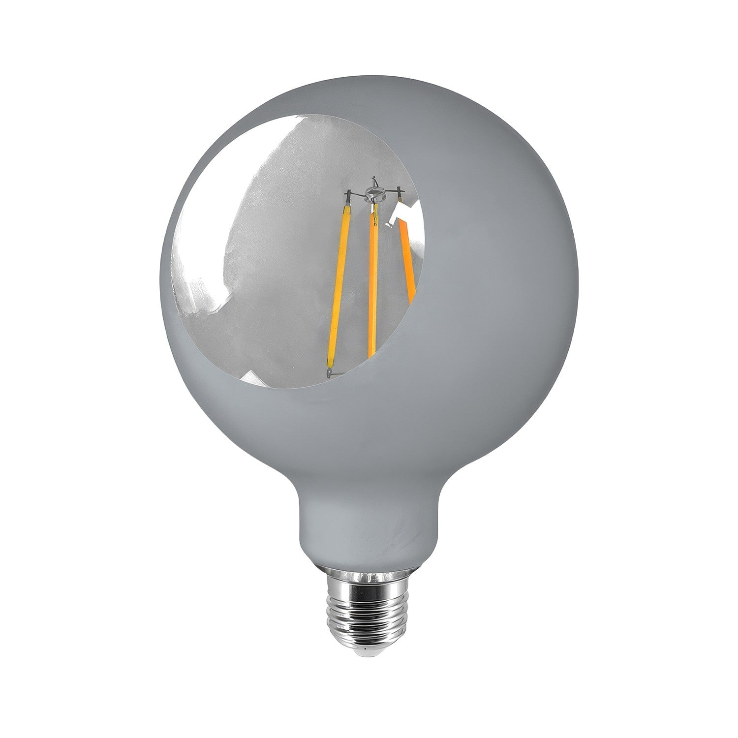 Lampadina LED Camo G125 4,8W 806Lm E27 2700K Dimmerabile - Grigio