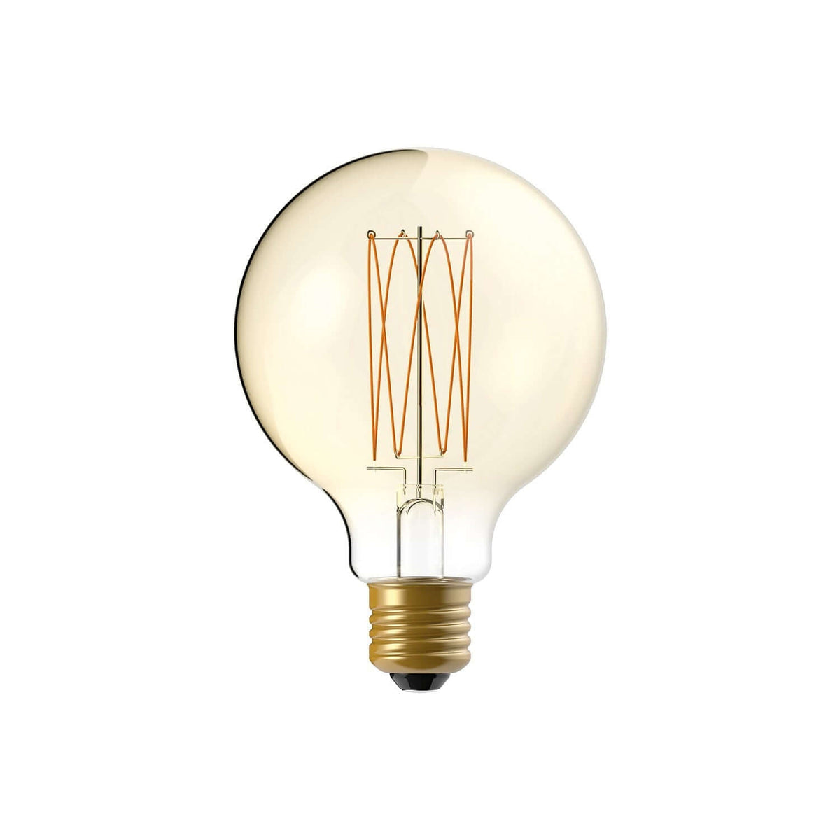 C55 - G95 gold LED light bulb – Creative Cables