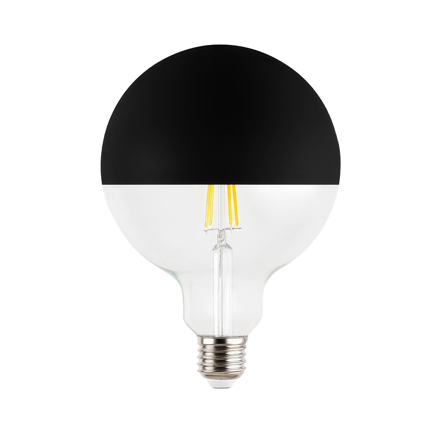 Lampadina LED Maria G125 4,8W 806Lm E27 2700K Dimmerabile - Nero
