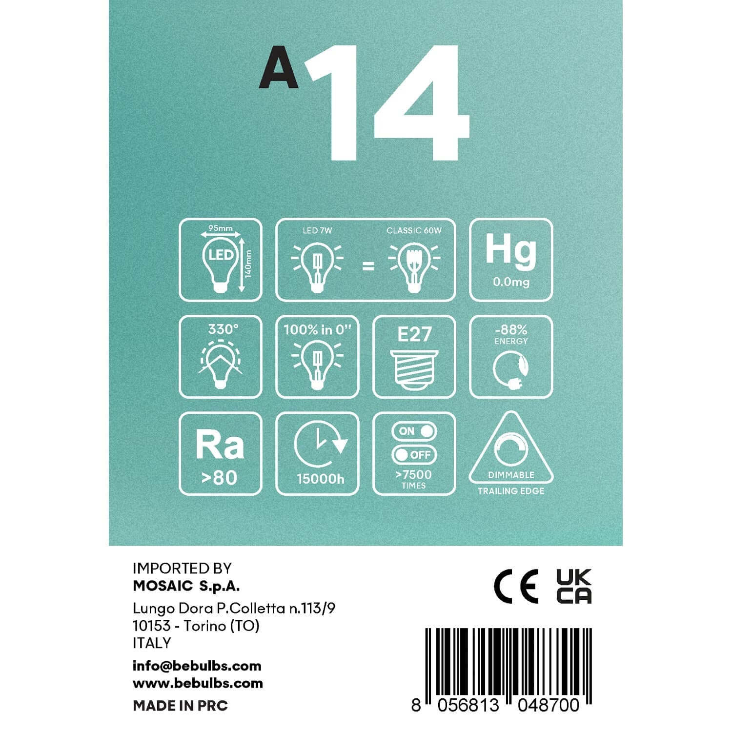 Lampadina LED Mezza Sfera Oro Globo G95 7W 650Lm E27 2700K Dimmerabile - A14 - Creative Cables