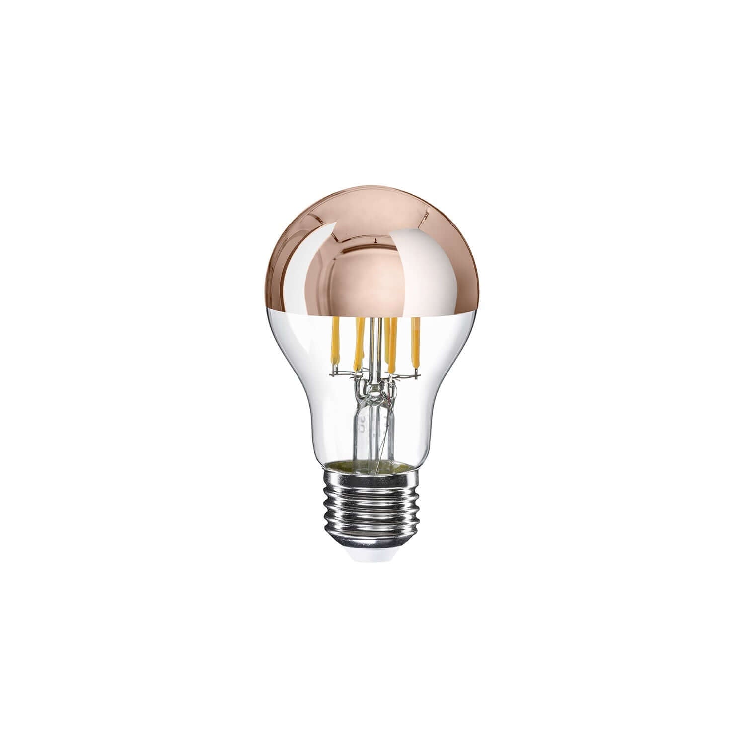 Lampadina LED Mezza Sfera Rame Goccia A60 7W 650Lm E27 2700K Dimmerabile - A22 - Creative Cables