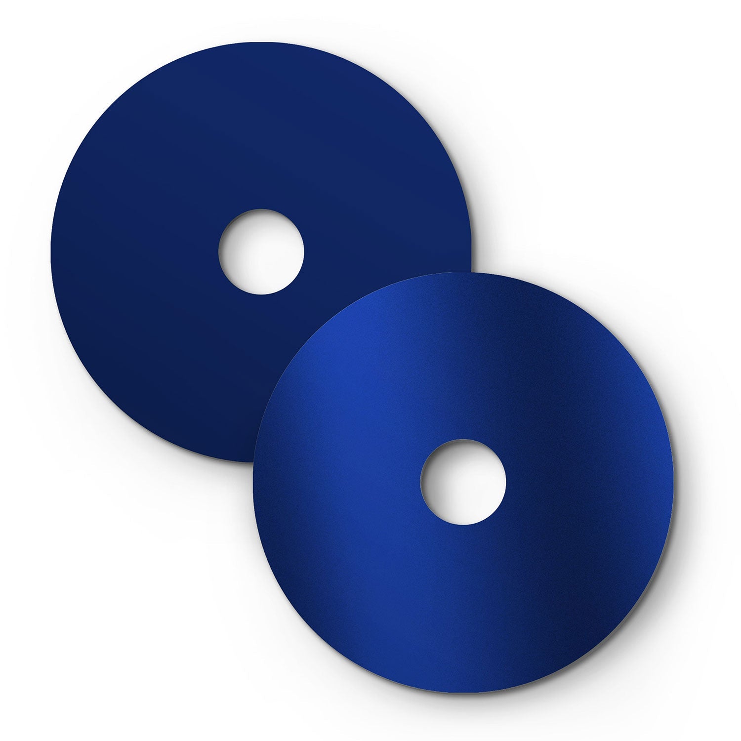 Mini piatto Ellepì 'Solid Color' Blu per lampade, diametro 24 cm - Made in Italy