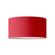 Paralume Cilindro XL in tessuto con attacco E27 - Made in Italy - Teletta Rosso