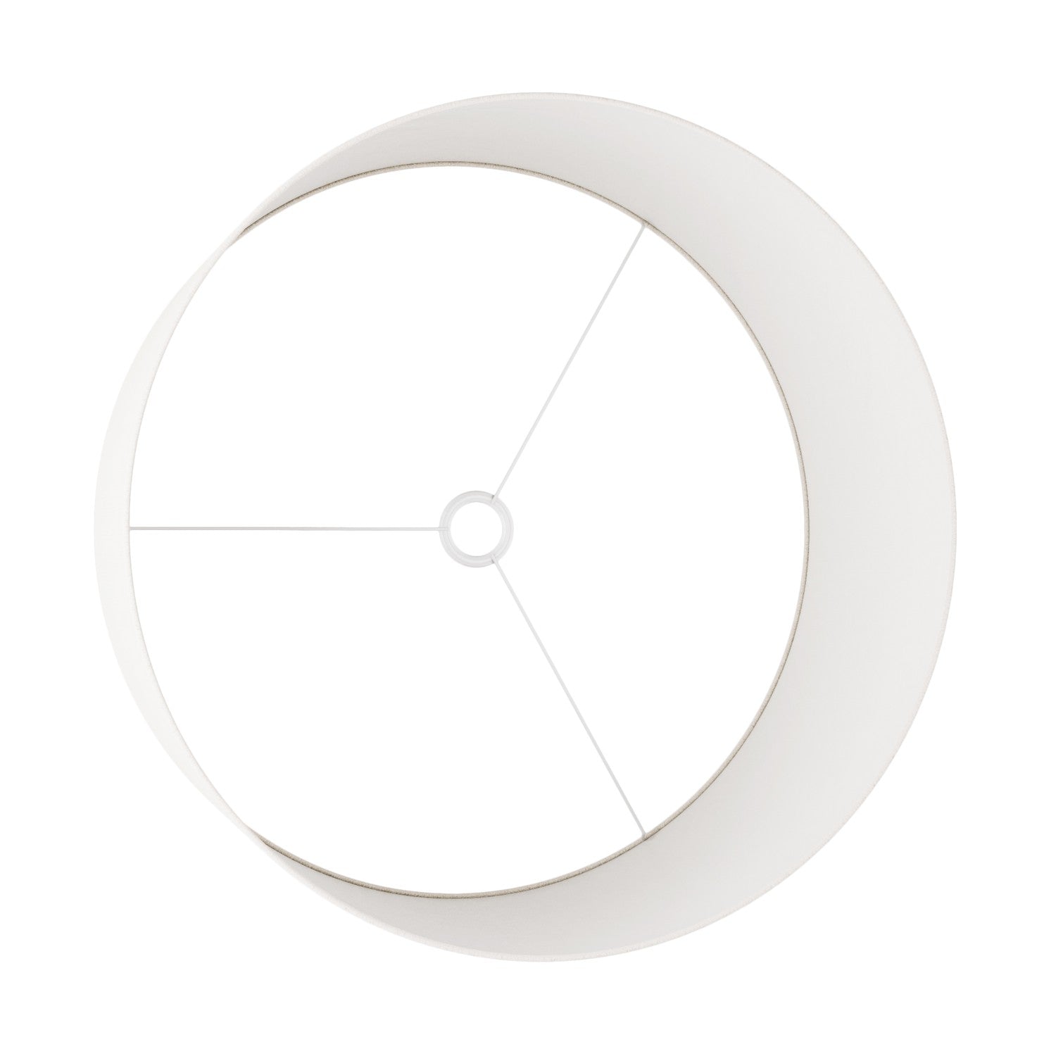 Paralume Cilindro XXL in tessuto con attacco E27 - Made in Italy - Juta Chiara