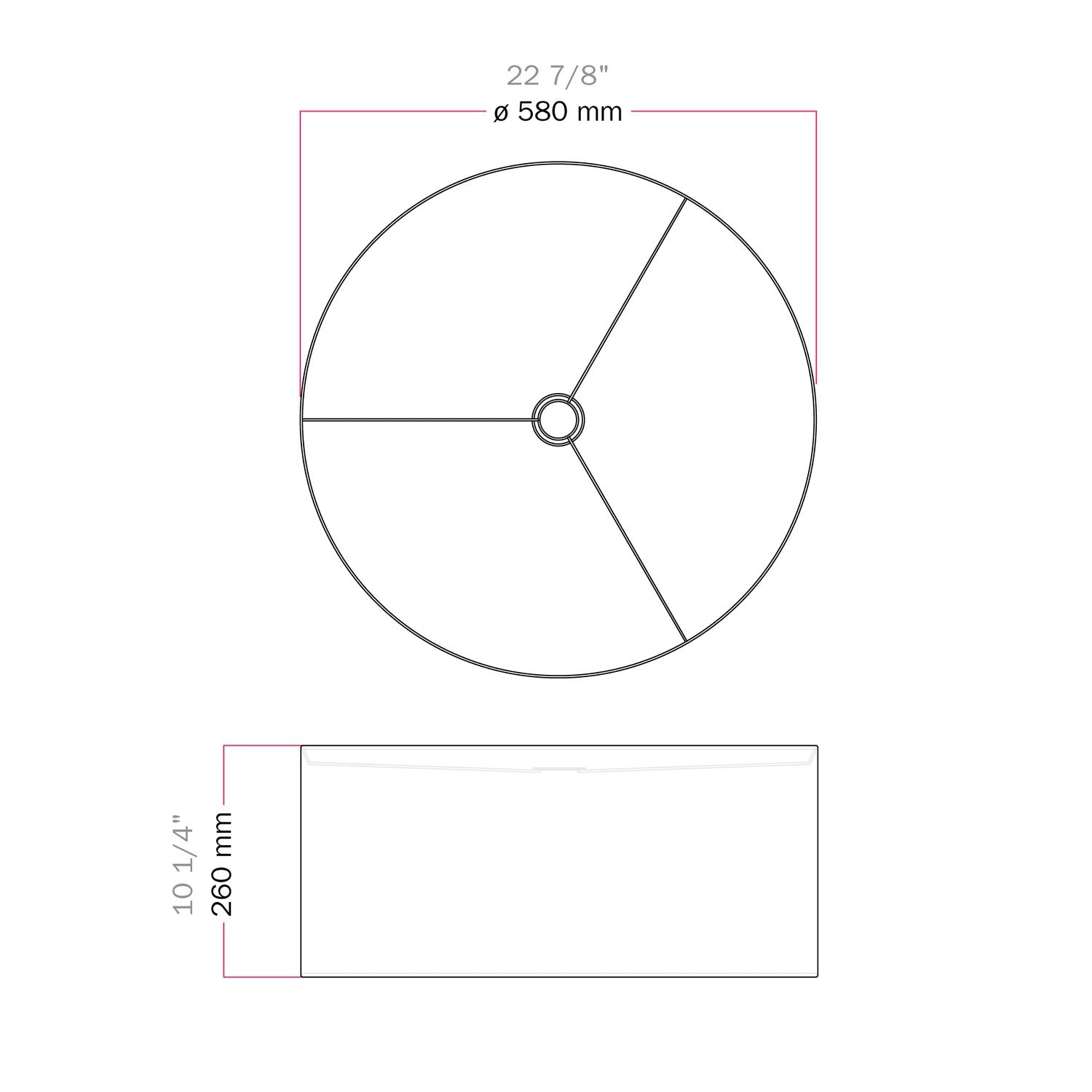 Paralume Cilindro XXL in tessuto con attacco E27 - Made in Italy - Lana Sabbia