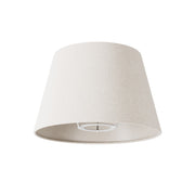 Paralume Impero S con attacco E27 per lampada da tavolo o applique - Made in Italy - Lana Sabbia