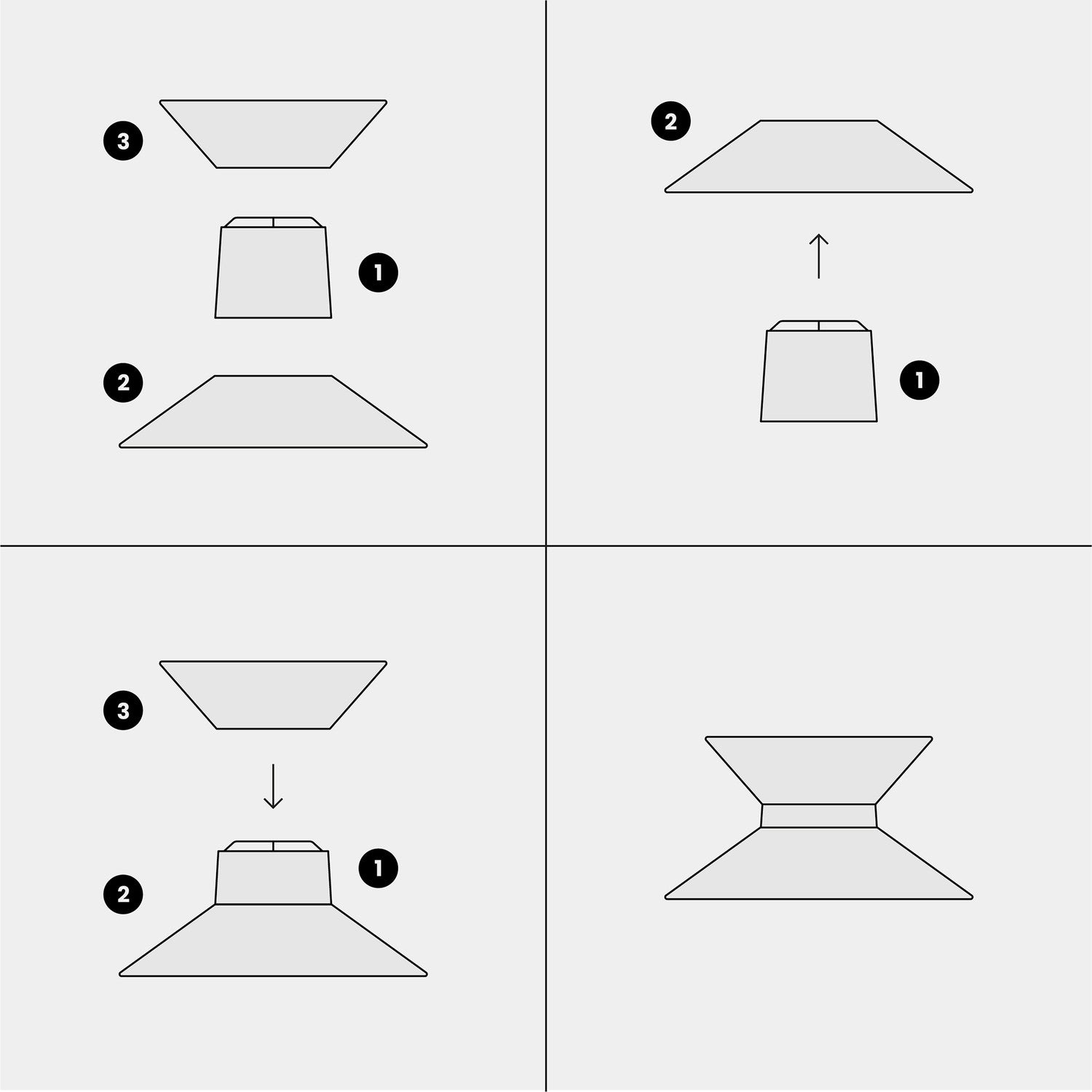 Paralume in tessuto Clessidra Teletta mandarino - Made in Italy Teletta antracite