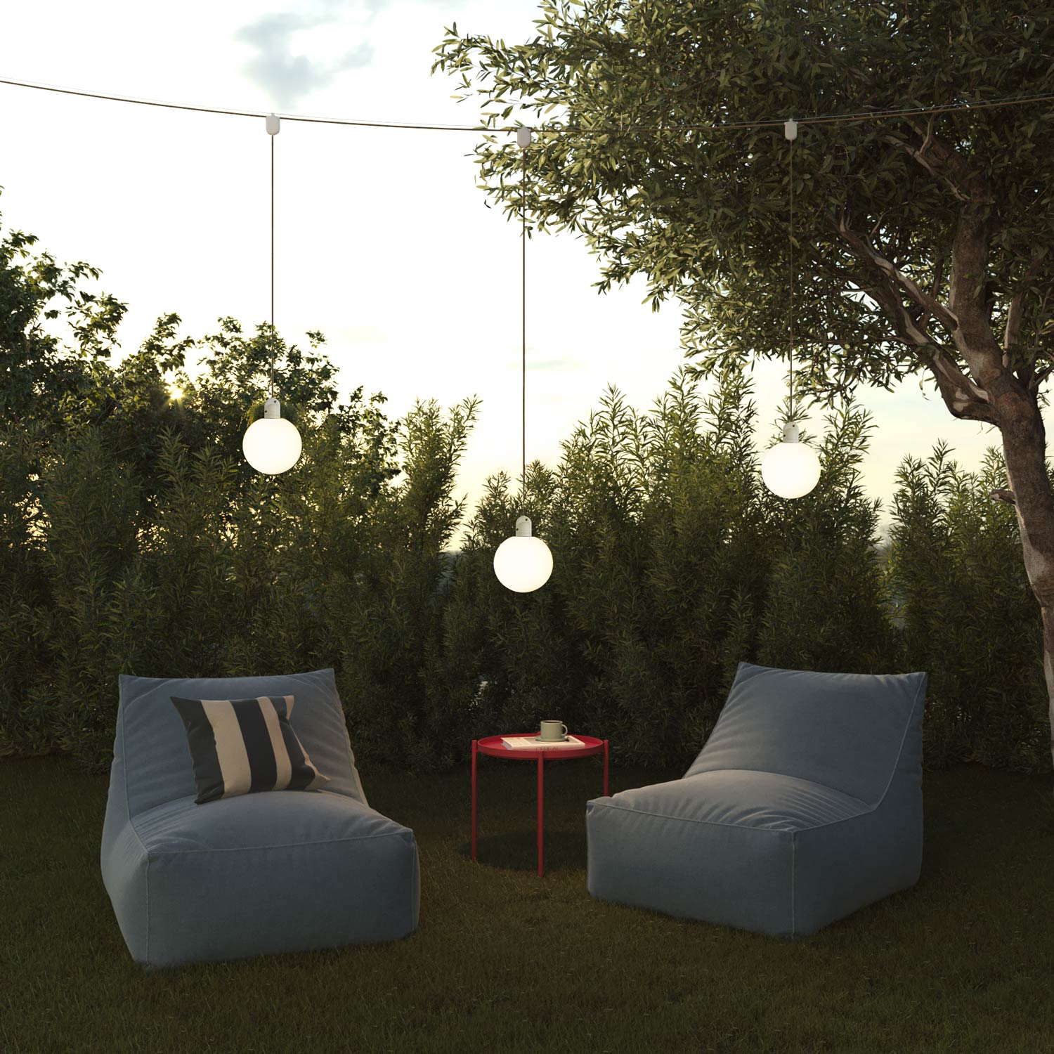 Paralume infrangibile Unbreak-a-Ball - Bianco