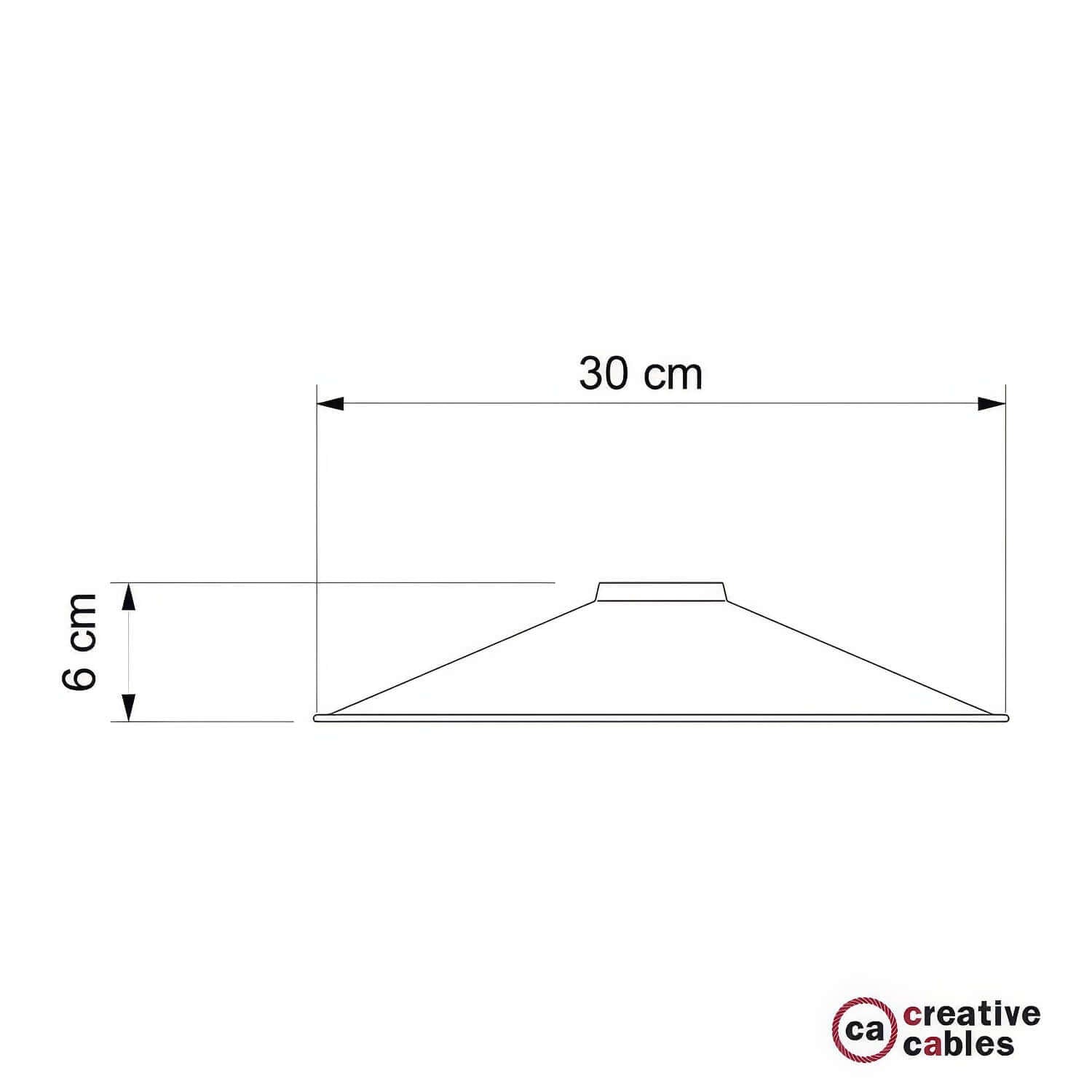 Paralume Swing in metallo smaltato con attacco E27 - Blu carta da zucchero