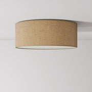 Plafoniera in tessuto Medium Slim - Made in Italy - Juta Naturale