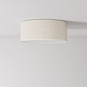 Plafoniera in tessuto Small Juta chiara - Made in Italy