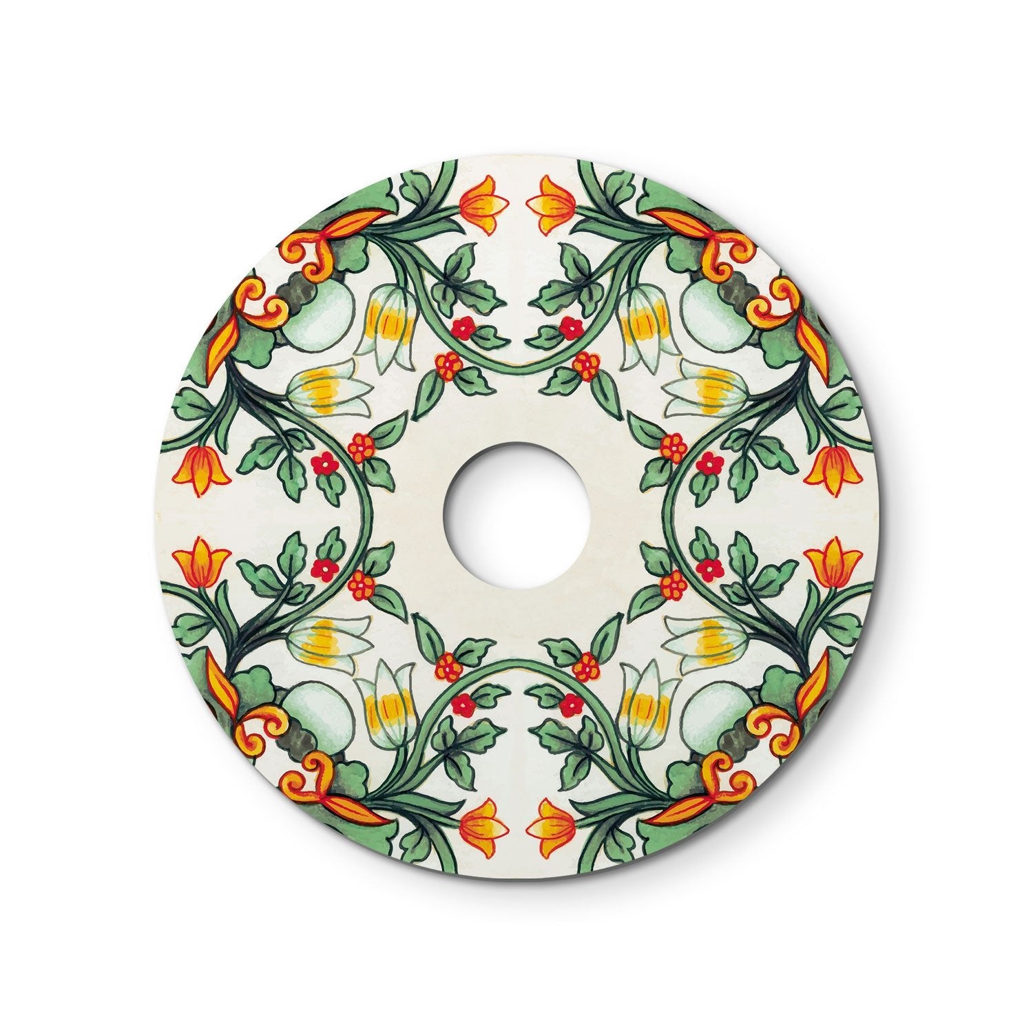 Snake Eiva con paralume mini Piatto Ellepì 'Maioliche' Rosso e Verde, lampada portatile IP65 per esterni con spina UK