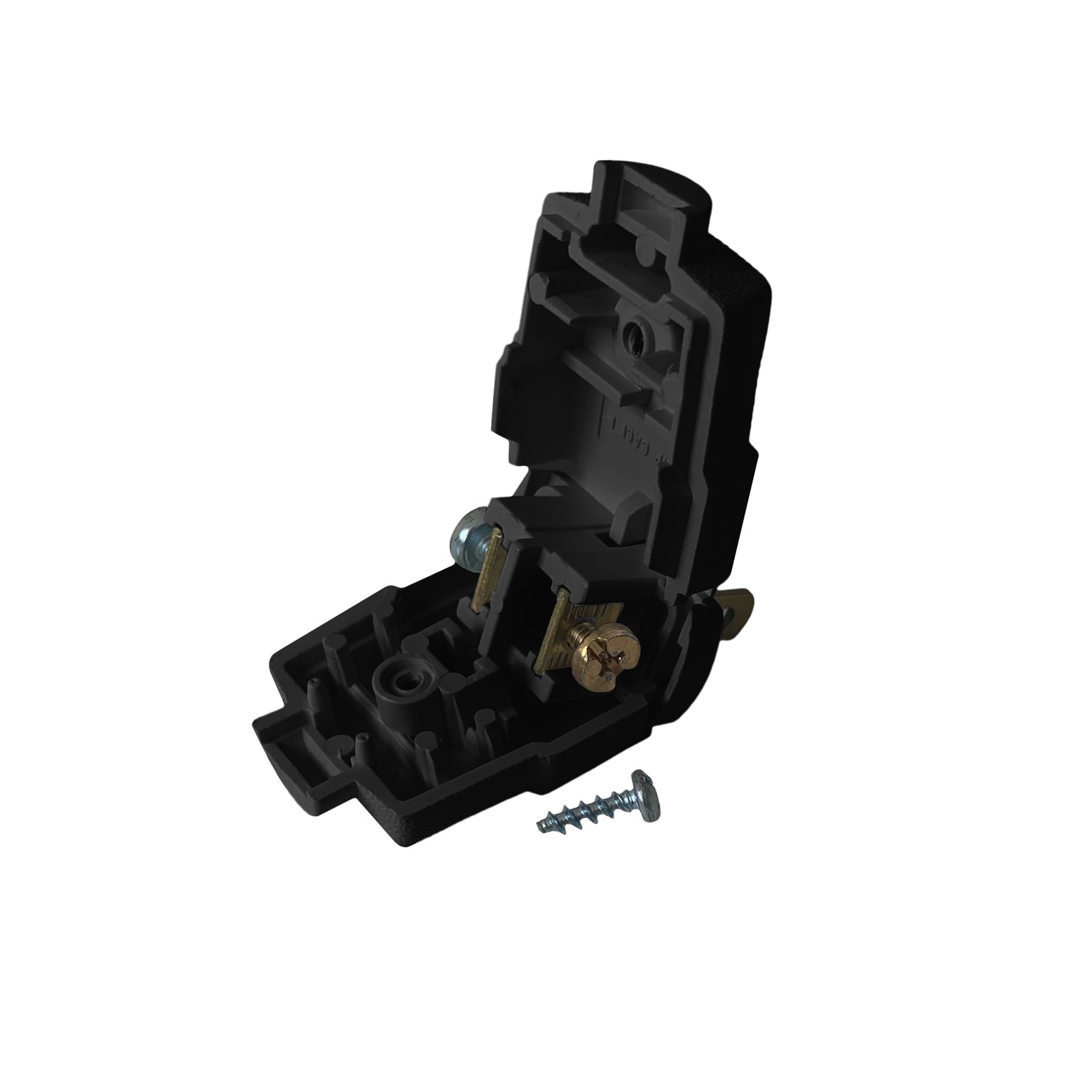 Spina americana a 2 poli - omologata UL - Nero