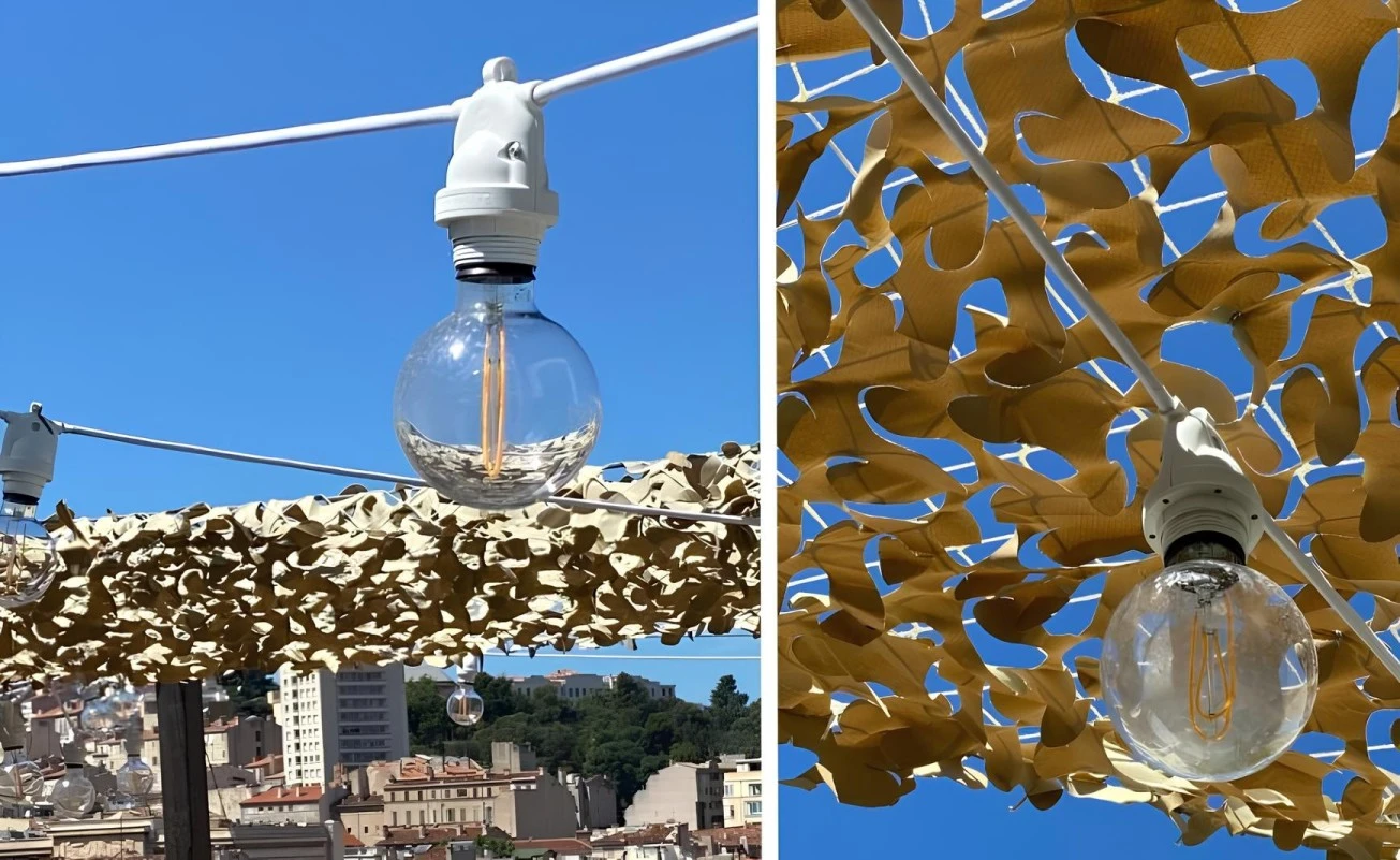 Creative-Cables lights up the Ciel Rooftop in the co-living oasis of Marseille