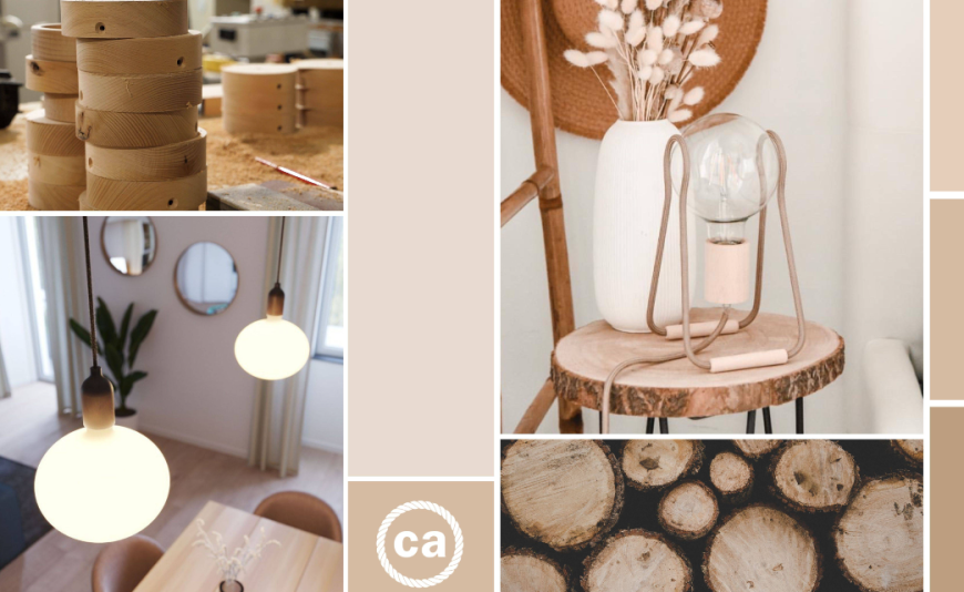 Ideas for illuminating with wood