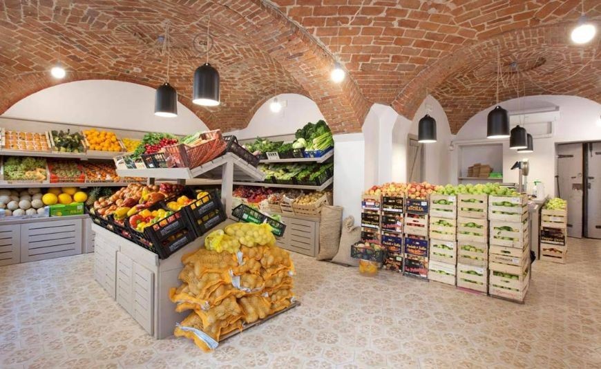 A project for a fruit and vegetable store